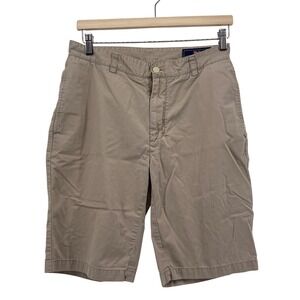 Vineyard Vines Mens Khaki Chino Shorts Flat Front Classic Fit Size 30
